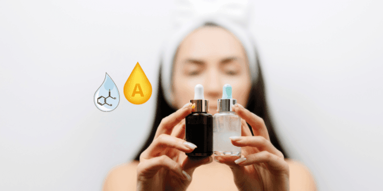 Salicilo rūgštis ir retinolis: ar juos galima naudoti kartu?